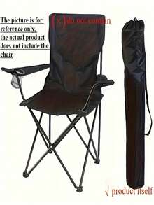 Pachet de 1 geantă de depozitare pentru mobilier de exterior, neagră, extra-mare - Închidere portabilă cu șnur, din poliester rezistent, pentru scaune de camping, mese, perne - Protecție multifuncțională a echipamentului pentru drumeții, picnicuri, plajă, design elegant, construcție robustă, articole esențiale pentru picnic, organizator compact, cusături întărite, pentru iubitorii de picnicuri, genți de depozitare tip pernă - Multicolor - Vizualizare 1