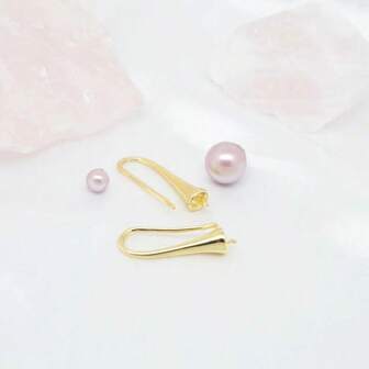 10pcs High Quality Copper Material Trumpet Shaped Earring Findings