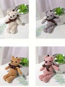 可爱泰迪熊毛绒娃娃，萌萌卡通毛绒动物挂饰，派对装饰，生日礼物，家居装饰泰迪熊，泰迪熊娃娃，会呼吸的泰迪熊，婴儿房装饰泰迪熊，新生儿娃娃，婴儿房装饰，婴儿毛绒娃娃，生日礼物，背包装饰，毛绒娃娃，毛绒，生日礼物，史迪奇，可爱毛绒玩具，娃娃，毛绒娃娃。 - 彩色 - 查看 8