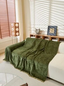 1 Piece Of Chenier Sofa Cover, Sofa Blanket, Anti Slip Furniture Protection Cover, Dog Cover, Pet Cover, Machine Washable, Excluding Pillow, Sofa Cover, Large Sofa, Sofa Bed, Coconut, Sofa Cover