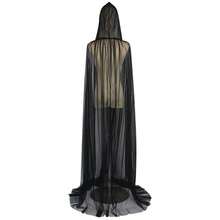 1pc Vampire Bride Shawl Sexy Black Devil Witch Cloak, Witch Costume Cloak For Party And Drama Performance Fall Clothes For Women