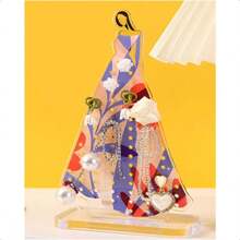 Acrylic Earring Holder 76 Holes Studs Ear Organizer Stand Jewelry Storage Display Unique Dressing Design For For  Women B