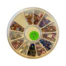 Vitalis Wheel With Decorative Gems For Nails - Pink - View 5