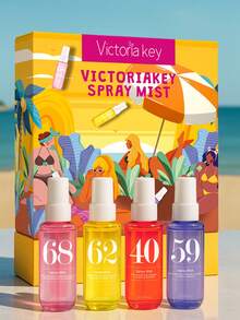 5 Models/Box Of Digital Spray, 10ml/Piece Of Alcohol Free Fragrance Package, Elegant Fragrance, Fresh And Elegant, Fresh And Lasting, Small Package Is Easy To Carry, Travel, Work, Dating, The Most Appropriate Choice For Gifts