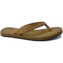 Women's Braided Beach Sandals |   Classic Synthetic Leather Flip Flop Casual PU Shoe - 性感的駱駝 - 查看 1