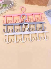 12 Rotating Hooks Hanger, Space-Saving Bra Strap Holder, Wavy Drying Rack, Multi-Functional Clothes Hanger For Home, Dorm, Underwear, Pants, Socks, Plastic Hangers, Suitable As Gifts For Relatives, Family, Friends, Teachers, Classmates, Applicable For Travel, Outdoor Activities, Camping, Parties, Gatherings, Beach Vacations, Decorations For Halloween, Christmas, Autumn, Storage & Organization - Multicolor - View 7