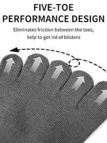 1/2/3 pares de calcetines de yoga para mujer, calcetines profesionales antideslizantes, calcetines de unicolor de cinco dedos, calcetines de yoga de dedos, calcetines de media caña para fitness en interiores para mujer, calcetines de otoño