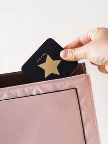 1pc Simple Cute Compact Bathroom And Bedroom Makeup Mirror, Back To School Dormitory Mirror Portable Vanity Mirror, Handheld Makeup Mirror, Student Dormitory Handheld Mirror, Convenient For Traveling, Home Decoration, Room Home Bathroom Decoration Summer/Autumn Makeup Storage Bathroom Accessories