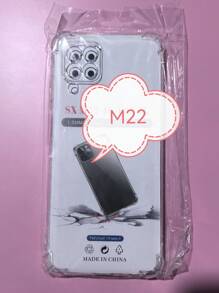 1pc Transparent Four-Corner Anti-Drop Case, Compatible With Samsung Series, Samsung Phone Transparent Four-Corner Anti-Drop Case, Phone Case, Protective Cover, Phone Shell, Phone Sleeve, Anti-Drop Phone Case, Transparent Phone Case, Minimalist Phone Case, Solid Color Phone Case, Transparent Phone Case, TPU Phone Case Anti-Drop (Military-Grade Anti-Drop)