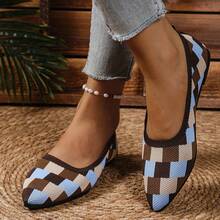 أحذية نسائية قماشية مريحة وعملية بدون كعب