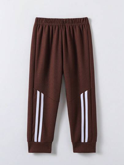 男童细腰抽绳裤，休闲日常穿搭长裤，适合3-12岁，春夏