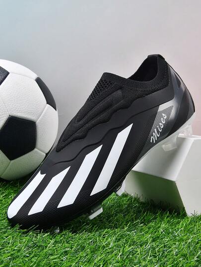 1 Pair Unisex Soccer Shoes, Soft Ground Cleats For Match/Training, Low-Top Outdoor Sports Shoes With Grip, Non-Slip And Wear-Resistant Design, Lightweight High Performance Football Boots, Factory Direct