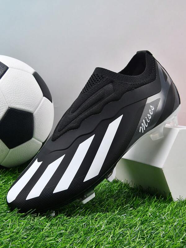 1 Pair Unisex Soccer Shoes, Soft Ground Cleats For Match/Training, Low-Top Outdoor Sports Shoes With Grip, Non-Slip And Wear-Resistant Design, Lightweight High Performance Football Boots, Factory Direct