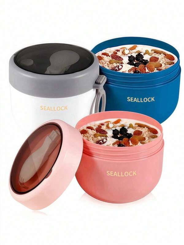 A Breakfast Cup With A Lid And A Spoon, A Lunch Box, A Sealed Container For Oatmeal, A Portable Breakfast Container, A Reusable Breakfast Cup, A Microwaved Breakfast Cup, A Yogurt Cup With A Lid And A Spoon That Office Workers Can Carry, Necessities, Christmas Decorations, A Lotion Refill Bottle, Christmas, Christmas Decorations, Thanksgiving, New Year's Eve.