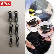 6pcs/12pcs/18pcs Instant Zipper Repair Kit - Instant Zipper Repair Replacement With Sliders - Fits Multiple Sizes, Convenient For Zipper Replacement, Suitable For Repairing Various Clothes And Bags, DIY Clothing Repair, Black & Coffee Color - Multicolor - View 24