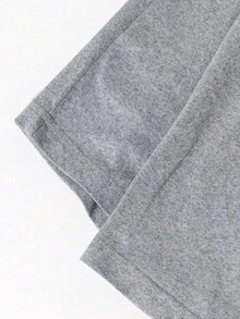 1 Stück Jungen & Teenager Lässig Milchseide Strick Shorts, geeignet für Zuhause, tägliche Fahrten, Schule, Outdoor-Aktivitäten, Partys, Streetwear, Frühling/Sommer