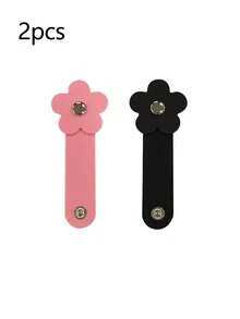 1pc Silicone Floral Earphone Cord Organizer, Suitable For Wired Earphones, Data Cables, Storage & Managementcharger Case Power Bank Phone Charger Digital Camera Accessories - Multicolor - View 12