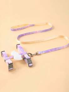 1 件装翼形猫牵引绳，渐变宠物牵引绳，防逃跑猫牵引绳，适用于猫和小型犬 - 彩色 - 查看 18