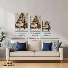 1pc Traditional-Style Unframed Christmas Canvas Wall Art Poster, Nutcracker Ballet Ballerina, Decor, Popularity, For Bedroom, Bathroom, Living Room, Indoor Wall Decor, Home And Dormitory Decoration, 2D Home Decor Christmas Decorations Room Decor
