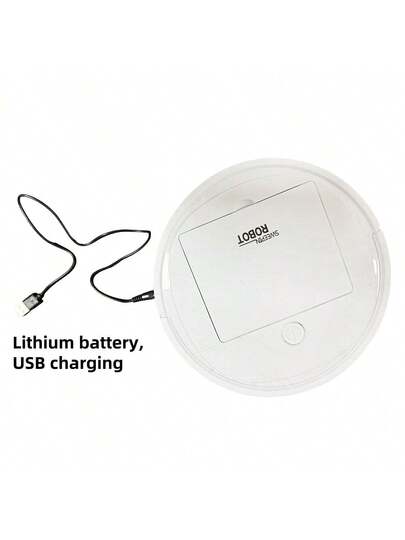 In Robot Stofzuiger Cleaner Mop Combo, USB Rechargeable, Strong Suction, 60 Min Runtime, Slim Quiet Pet Hair, Hard Floors Cleaning, Auto Direction Mop, Hair Rechargeable view 10