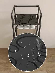 1 件多层浴室收纳架，带旋转轮，可收纳洗衣篮、内衣和衣物