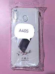 1pc Transparent Four-Corner Anti-Drop Case, Compatible With Samsung Series, Samsung Phone Transparent Four-Corner Anti-Drop Case, Phone Case, Protective Cover, Phone Shell, Phone Sleeve, Anti-Drop Phone Case, Transparent Phone Case, Minimalist Phone Case, Solid Color Phone Case, Transparent Phone Case, TPU Phone Case Anti-Drop (Military-Grade Anti-Drop)