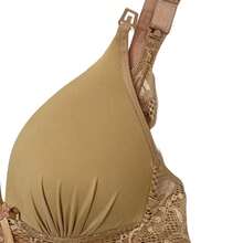 Kit 4 Sutiã Amamentação com Bojo Soft Gestante Pós parto Detalhe em Renda Grávida Lactante Conforto - Multicolorido - Visão 4