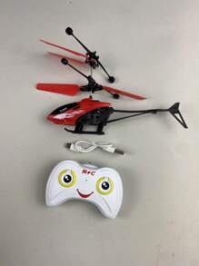 一套遥控直升机玩具，可垂直起降，具备风力感应功能，无需遥控器，适合作为男孩女孩的教育礼物，部分配件颜色随机。 - 彩色 - 查看 13