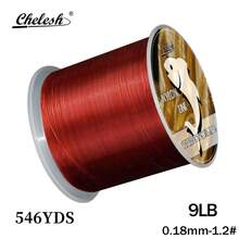 Chelesh 500m Nylon Monofilament Fishing Line, Available In Olive Green, Burgundy, Transparent, And Rose Red Colors, Parallel Winding Craft, High Strength, Good Water Cutting Performance, Multiple Strengths Available, Fishing Gift, Suitable For Beading And DIY Handcraft - Multicolor - View 19