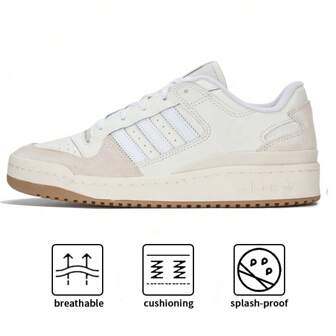Adidas Originals FORUM LOW CL Unisex Sneakers, Low-Top, Shock-Absorbing, Casual Commuting Sports, ID6858
