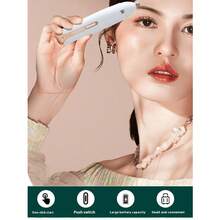 Portable Rechargeable Four-In-One Multi-Functional Electric Hair Remover, 1 Piece, ABS Plastic Body, Simple Style, Compact And Portable, Push-Button Switch For One-Key Start, Electric Hair Remover And Depilator, Suitable For Both Men And Women, For Any Occasion. - White - View 4