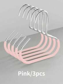 5pcs/Set Hat Holder Rack, Non-Slip Storage Holder Rack, Creative Round Ring Clothes Hanger Hook, Stainless Steel Wardrobe Hanging Hook For Hats, Suspenders, Ties, Scarves, Lingerie