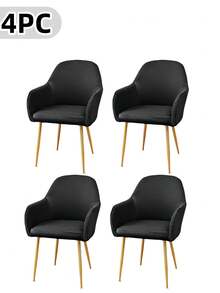 Waterproof Curved Back Chair Covers Modern With Armrest, Stretch Accent Dining Room Chairs Covers Slipcovers, Office Desk Chair Covers, Swivel Armchair Cover Protector For Vanity Living Room - Multicolor - View 23