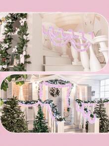 1 Set Decorative Colorful Ribbons, Christmas Decorative Ribbons, Outdoor Garden Decorative Ribbons, Indoor Decor Ribbons