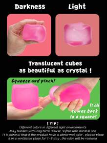 感官压力好立方体 - 感官立方体渗出压力球是一款手持式桌面玩具，可减轻焦虑，在课堂、户外、公司随时减压，非常适合桌面装饰、班级奖品、派对礼品和节日礼物！ - 万圣节礼物偏好