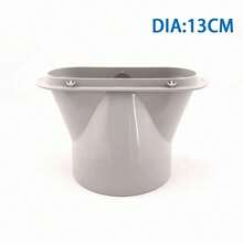 Elás nuevo Kit de ventana portátil, placa deslizante, adaptador ajustable, protector el viento, manguera de escape, conector de tubo, accesorios de aire acondicionado 4HLE - 13 cm de diámetro - Ver 2