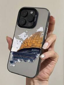 Matte Frosted Pumpkin Face Pattern Phone Case, Shockproof Creative Phone Protective Cover, Holiday Gift For Kids - Multicolor - View 2