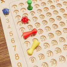 Wooden Early Education Multiplication Operation Disc Mathematics Teaching Aid Math Manipulatives