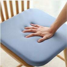 4厘米厚记忆海绵座垫，超柔软办公椅垫，回弹透气汽车座垫，缓解长时间坐着引起的腰痛椅垫椅枕靠垫游戏椅