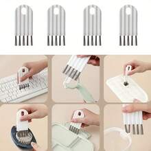1-Piece Keyboard Cleaning Brush - Bendable Cup Cover Slot Brush - Soft Bristle Brush Suitable For Computer, Office, And Home Cleaning