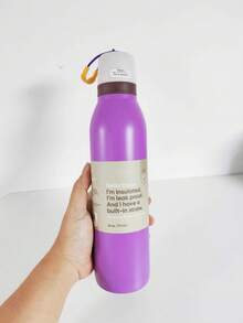 Owa Laa Purple Water Bottle 24oz,710ml,With Straw,Suitable For Carrying Out,Heat Preservation Time More Than 24 Hours,Cold And Hot Water Can Be Insulated,Can Make Coffee,Frozen Drinks, Suitable For Camping,Work,Indoor And Outdoor Use,Valentine's Day - 紫色 - 查看 6