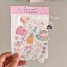 Cat Jelly Cute Stickers With High Beauty DIY Mobile, Tablet, Account, Decoration, Guka