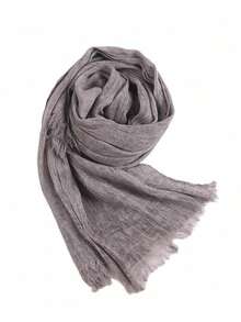 Crinkle Textured Rayon Wrinkle Hijab Scarves Crepe Long Hijab For Lady Rayon Wrinkle Hijab Women Scarf For Dress