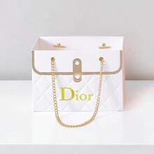 Floral Hand-Held Packaging Bags, Foldable Bouquet Hand-Held Fresh Flower Gift Box, Elegant Flower Box, Gift Packaging Bags Suitable For Women's Day, Valentine's Day, Mother's Day, Teacher's Day, Wedding Party