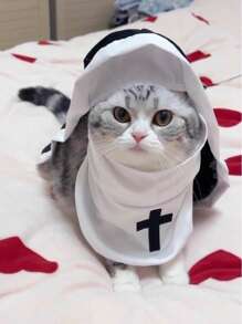 Katzen Kostüm, süße Haustier Kleidung, Halloween Cosplay Outfit, lustiges Katzen Kleidungs Set