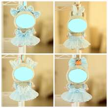 1pc Dress Only (No Doll), Suitable For 17cm Generation 1/2/3 Dolls, Blue Tulle Skirt - Multicolor - View 1