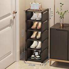 Tủ đựng giày đa năng, kệ giày nhiều ngăn cho lối vào nhà, tủ đựng đồ dùng ký túc xá, thiết kế tối giản hiện đại. - trắng - Xem 18