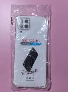 1pc Transparent Four-Corner Anti-Drop Case, Compatible With Samsung Series, Samsung Phone Transparent Four-Corner Anti-Drop Case, Phone Case, Protective Cover, Phone Shell, Phone Sleeve, Anti-Drop Phone Case, Transparent Phone Case, Minimalist Phone Case, Solid Color Phone Case, Transparent Phone Case, TPU Phone Case Anti-Drop (Military-Grade Anti-Drop)