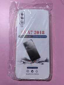 1pc Transparent Four-Corner Anti-Drop Case, Compatible With Samsung Series, Samsung Phone Transparent Four-Corner Anti-Drop Case, Phone Case, Protective Cover, Phone Shell, Phone Sleeve, Anti-Drop Phone Case, Transparent Phone Case, Minimalist Phone Case, Solid Color Phone Case, Transparent Phone Case, TPU Phone Case Anti-Drop (Military-Grade Anti-Drop)
