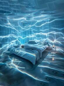 USB Dynamic Water Ripple Projector Light With Remote Control – Vibrant RGB LED Night Projection For Home Decor, Entertainment, And Romantic Ambiance, Safe & Durable ABS Plastic, Entertainment Lighting | Water Ripple Effect | Abs Plastic Body